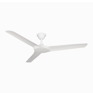 Lucci Air 21321549 - Plafonski ventilator ABYSS prečnika 142 cm IP66 bela + daljinski upravljač