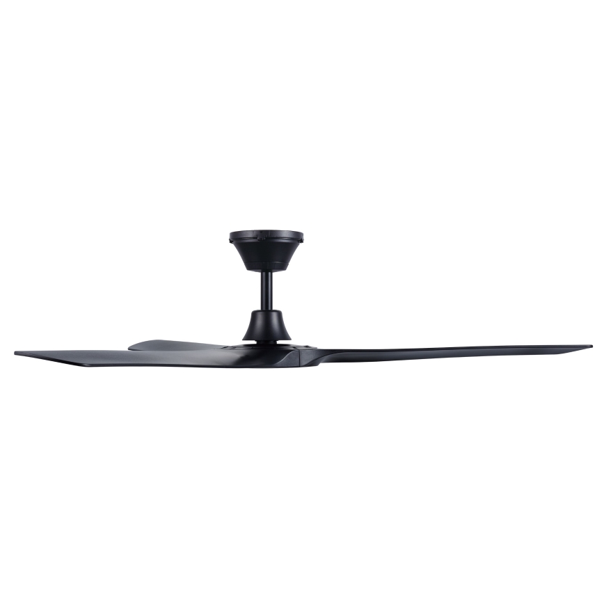 Lucci Air 21321649 - Stropni ventilator ABYSS prečnika 142 cm, IP66, crne boje + daljinski upravljač
