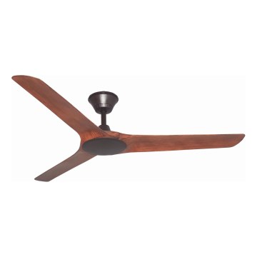 Lucci Air 21321749 - Plafonski ventilator ABYSS prečnika 142 cm IP66 braon + daljinski upravljač