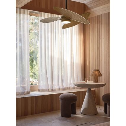 Lucci Air 21325549 - LED prigušiva stropni ventilator SABLE 1xGX53/12W/230V 3000/4000/5000K prečnik 91,5 cm braon + daljinski upravljač