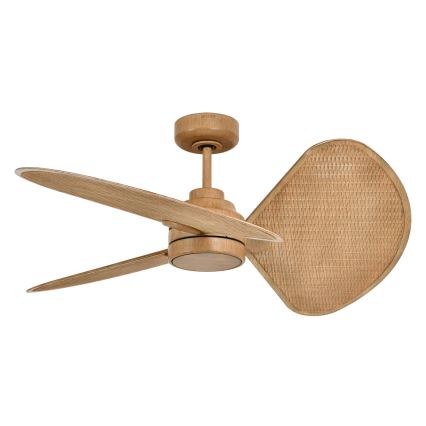 Lucci Air 21325549 - LED prigušiva stropni ventilator SABLE 1xGX53/12W/230V 3000/4000/5000K prečnik 91,5 cm braon + daljinski upravljač