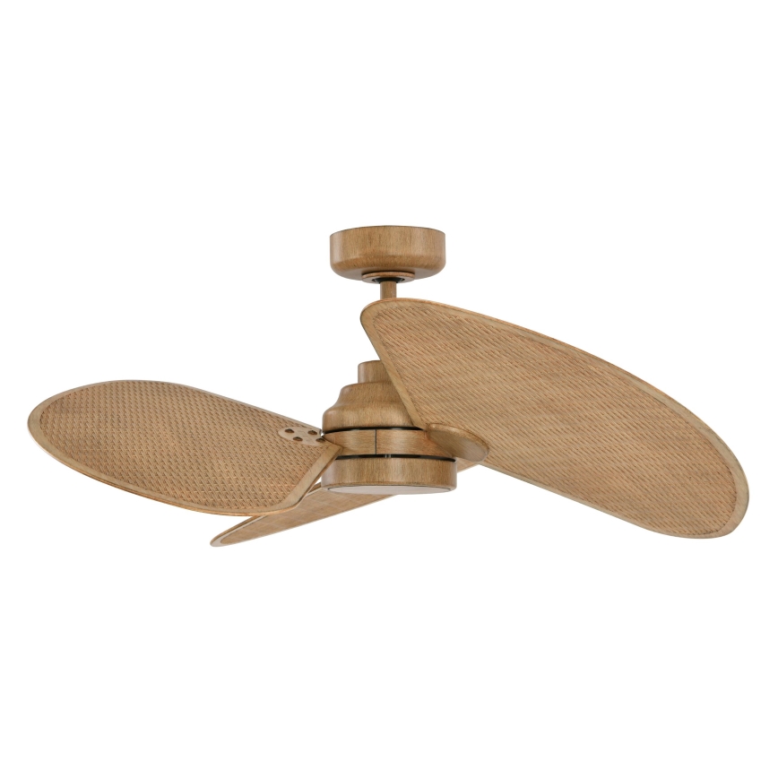 Lucci Air 21325549 - LED prigušiva stropni ventilator SABLE 1xGX53/12W/230V 3000/4000/5000K prečnik 91,5 cm braon + daljinski upravljač