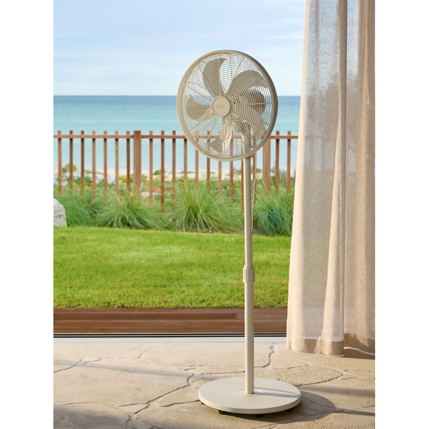 Lucci Air 21326449 - Stojeći ventilator GLIDE 36W/230V, prečnik 45 cm, beli