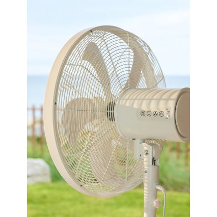 Lucci Air 21326449 - Stojeći ventilator GLIDE 36W/230V, prečnik 45 cm, beli