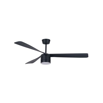 Lucci air 213281 - Plafonski ventilator PEREGRINE 1xGX53/12W/230V crna prečnik 142 cm + daljinski upravljač