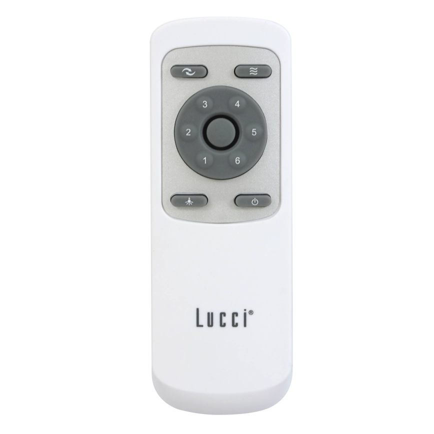 Lucci air 213301 - LED prigušiva plafonski ventilator UNIONE 1xGX53/12W/230V braon/sjajni hrom prečnik 142 cm + daljinski upravljač