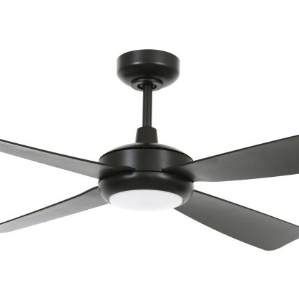 Lucci air 213303 - LED plafonski ventilator SLIPSTREAM, prigušiva, 1xGX53/12W/230V, crna, pr. 107 cm + daljinski upravljač