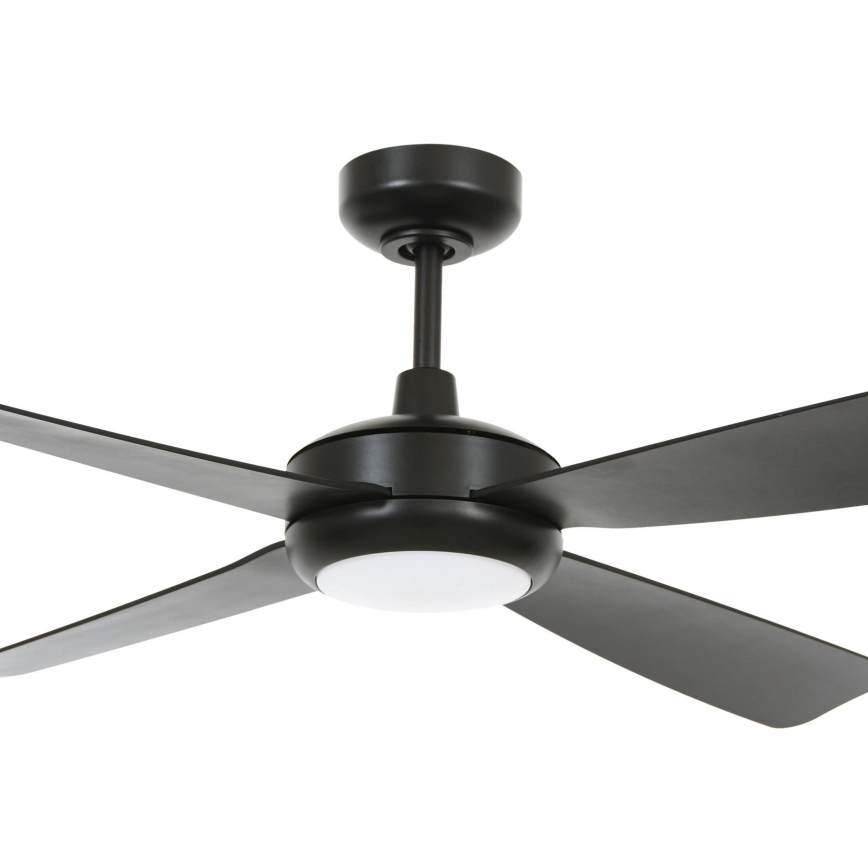 Lucci air 213303 - LED plafonski ventilator SLIPSTREAM, prigušiva, 1xGX53/12W/230V, crna, pr. 107 cm + daljinski upravljač