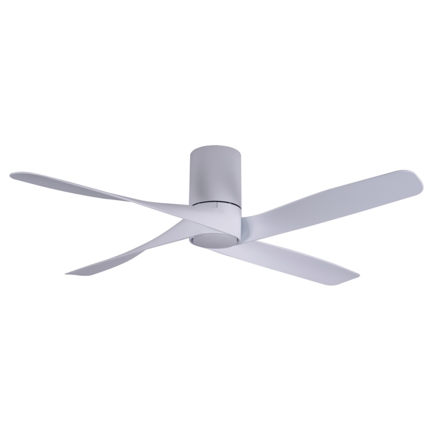 Lucci air 213350 - LED prigušiva stropni ventilator RIVIERA 1xGX53/12W/230V bela, prečnik 132 cm + daljinski upravljač