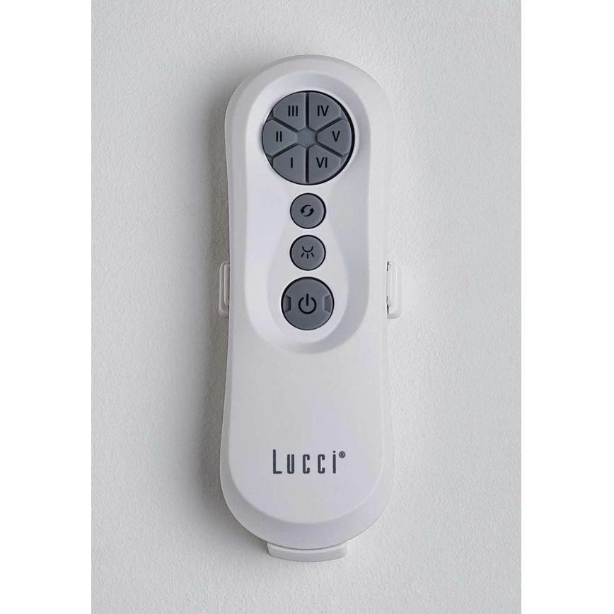 Lucci air 213351 - LED prigušiva plafonski ventilator RIVIERA 1xGX53/12W/230V crni prečnik 132 cm + daljinski upravljač