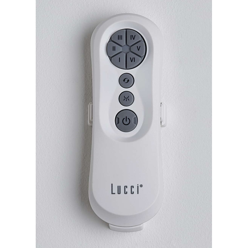 Lucci air 213358 - LED prigušiva plafonski ventilator LINE 1xGX53/12W/230V crna prečnik 132 cm + daljinski upravljač