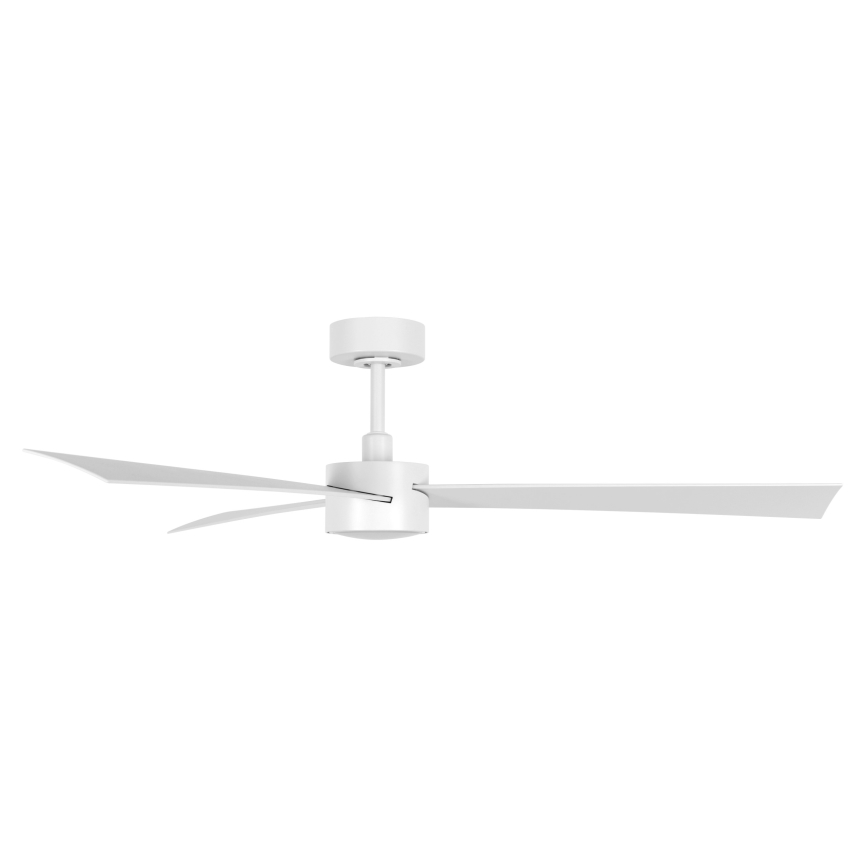 Lucci air 21610349- LED prigušiva plafonski ventilator CLIMATE 1xGX53/12W/230V bela prečnik 132 cm + daljinski upravljač