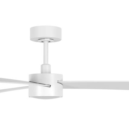Lucci air 21610349- LED prigušiva plafonski ventilator CLIMATE 1xGX53/12W/230V bela prečnik 132 cm + daljinski upravljač