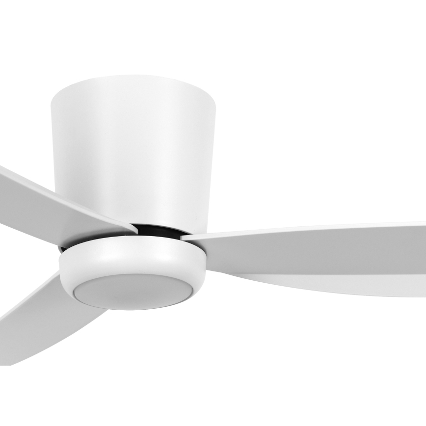 Lucci air 21610649 - LED prigušiva plafonski ventilator ARRAY 1xGX53/12W/230V, bela, prečnik 137 cm + daljinski upravljač