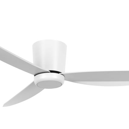 Lucci air 21610649 - LED prigušiva plafonski ventilator ARRAY 1xGX53/12W/230V, bela, prečnik 137 cm + daljinski upravljač