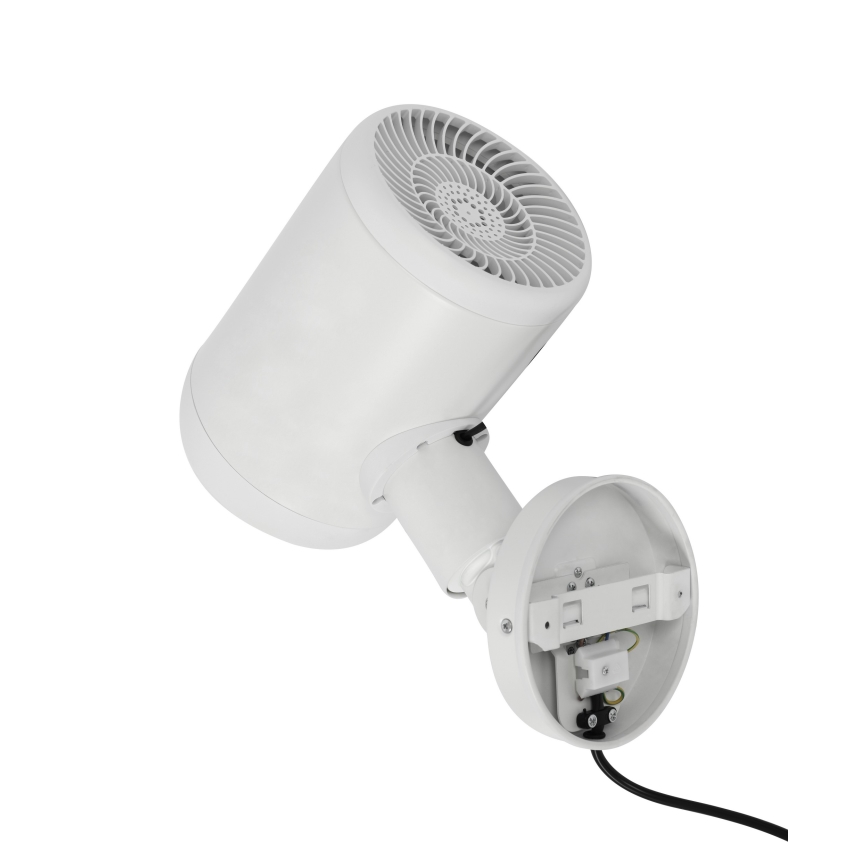 Lucci Air 21612549 - Zidni ventilator JET 32W/230V bela + daljinski upravljač