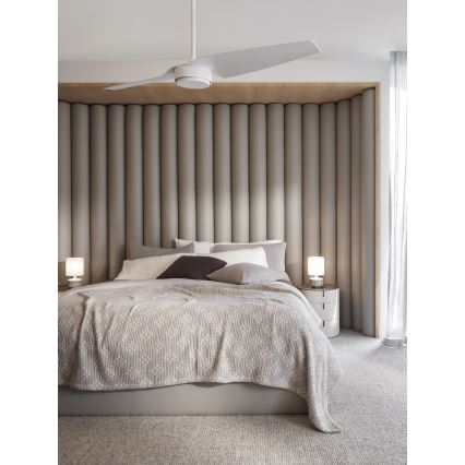 Lucci air 21615349 - Plafonski ventilator CONDOR, beo, prečnik 137 cm + daljinski upravljač