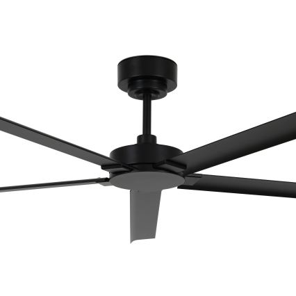 Lucci air 21616149 - Plafonski ventilator MONZA IP55 crne boje prečnik 152 cm + daljinski upravljač