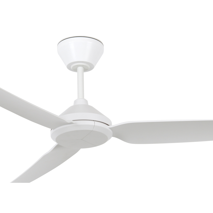 Lucci air 21616249 - Plafonski ventilator POLIS IP55, beli, prečnik 132 cm + daljinski upravljač