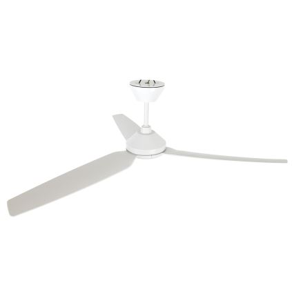 Lucci air 21616249 - Plafonski ventilator POLIS IP55, beli, prečnik 132 cm + daljinski upravljač