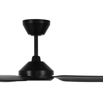 Lucci air 21616349 - Plafonski ventilator POLIS IP55, crne boje, prečnika 132 cm + daljinsko upravljanje