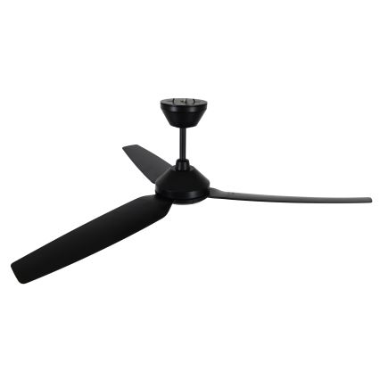 Lucci air 21616349 - Plafonski ventilator POLIS IP55, crne boje, prečnika 132 cm + daljinsko upravljanje