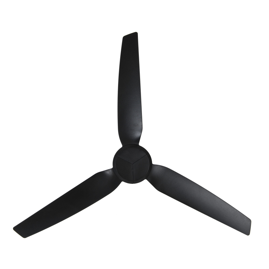 Lucci air 21616349 - Plafonski ventilator POLIS IP55, crne boje, prečnika 132 cm + daljinsko upravljanje