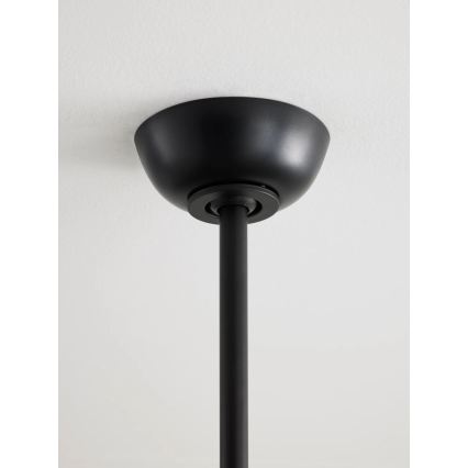 Lucci Air 21617149 - LED prigušiva crni plafonski ventilator OSPREY 1xGX53/12W/230V prečnik 132 cm + daljinski upravljač