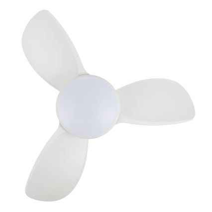 Lucci air 513071 - LED prigušiva plafonski ventilator SYROS LED/18W/230V 3000/4000/6000K bela, prečnik 78 cm + daljinski upravljač