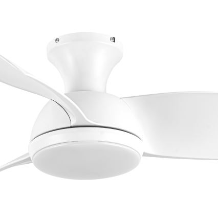 Lucci air 513071 - LED prigušiva plafonski ventilator SYROS LED/18W/230V 3000/4000/6000K bela, prečnik 78 cm + daljinski upravljač