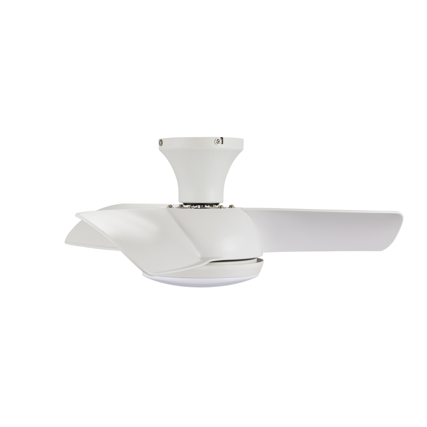 Lucci air 513071 - LED prigušiva plafonski ventilator SYROS LED/18W/230V 3000/4000/6000K bela, prečnik 78 cm + daljinski upravljač