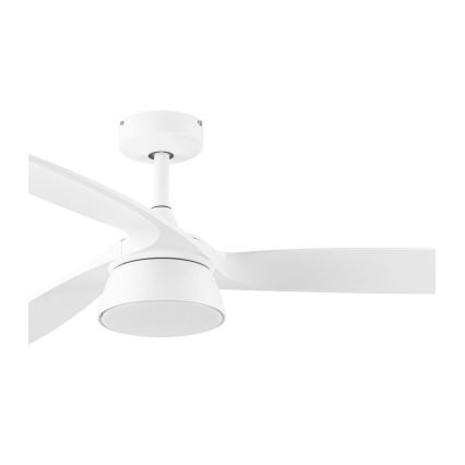 Lucci Air 513073 - LED prigušiva stropni ventilator BRONX LED/18W/230V 3000/4000/6000K prečnik 132 cm bela + daljinski upravljač