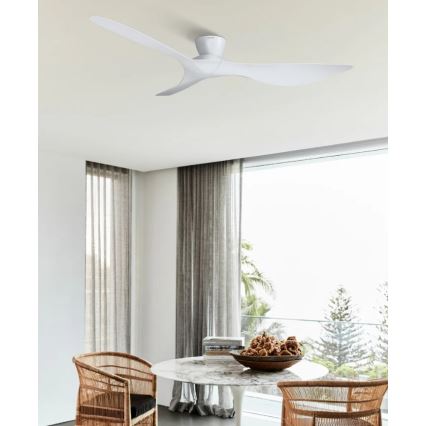 Lucci Air 514030 - Plafonski ventilator KOTARA prečnika 137 cm, beo, sa daljinskim upravljačem