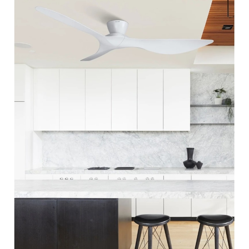 Lucci Air 514030 - Plafonski ventilator KOTARA prečnika 137 cm, beo, sa daljinskim upravljačem
