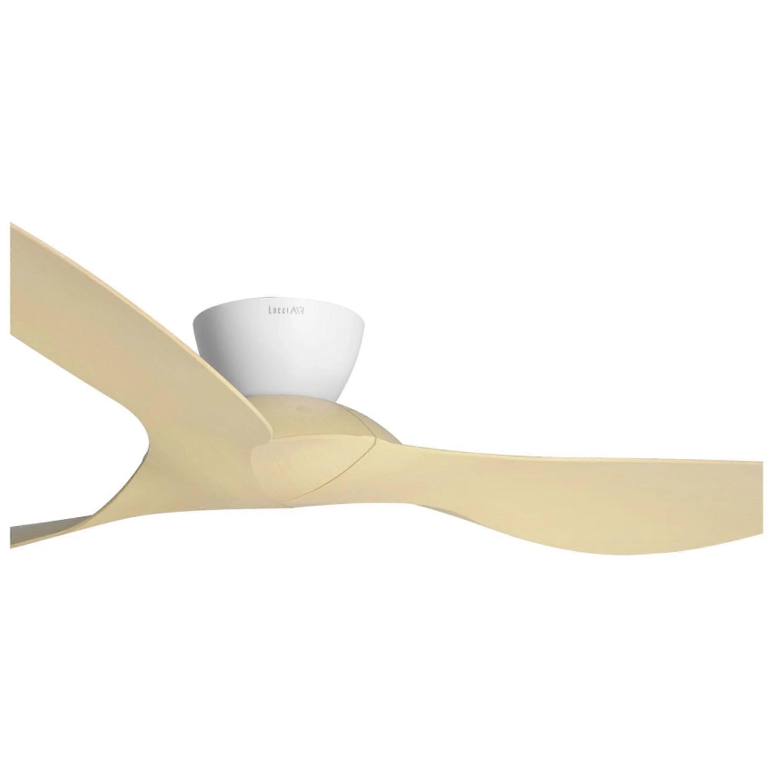 Lucci Air 514031 - Plafonski ventilator KOTARA prečnika 137 cm bež/bela + daljinski upravljač