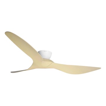 Lucci Air 514031 - Plafonski ventilator KOTARA prečnika 137 cm bež/bela + daljinski upravljač