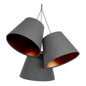 Luster AMBROSIA na sajli 3xE27/60W/230V