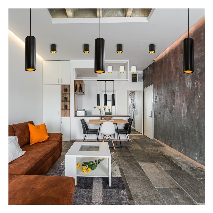 Luster LATI 1xGU10/8W/230V crna