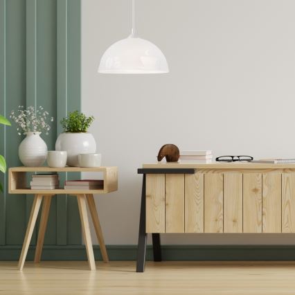 Luster na kablu 1xE27/60W/230V, boja kafe
