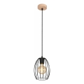 Luster na kablu 1xE27/60W/230V crni