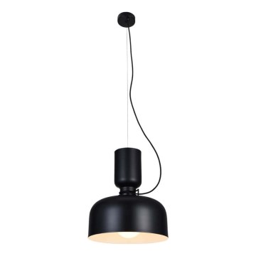 Luster na kablu ABEL 2xE27/11W/230V fi 28 cm crna