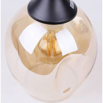 Luster na kablu ASPA 1xE27/40W/230V crna