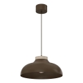 Luster na kablu BASCA 1xE27/15W/230V braon/bež