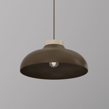 Luster na kablu BASCA 1xE27/15W/230V braon/bež