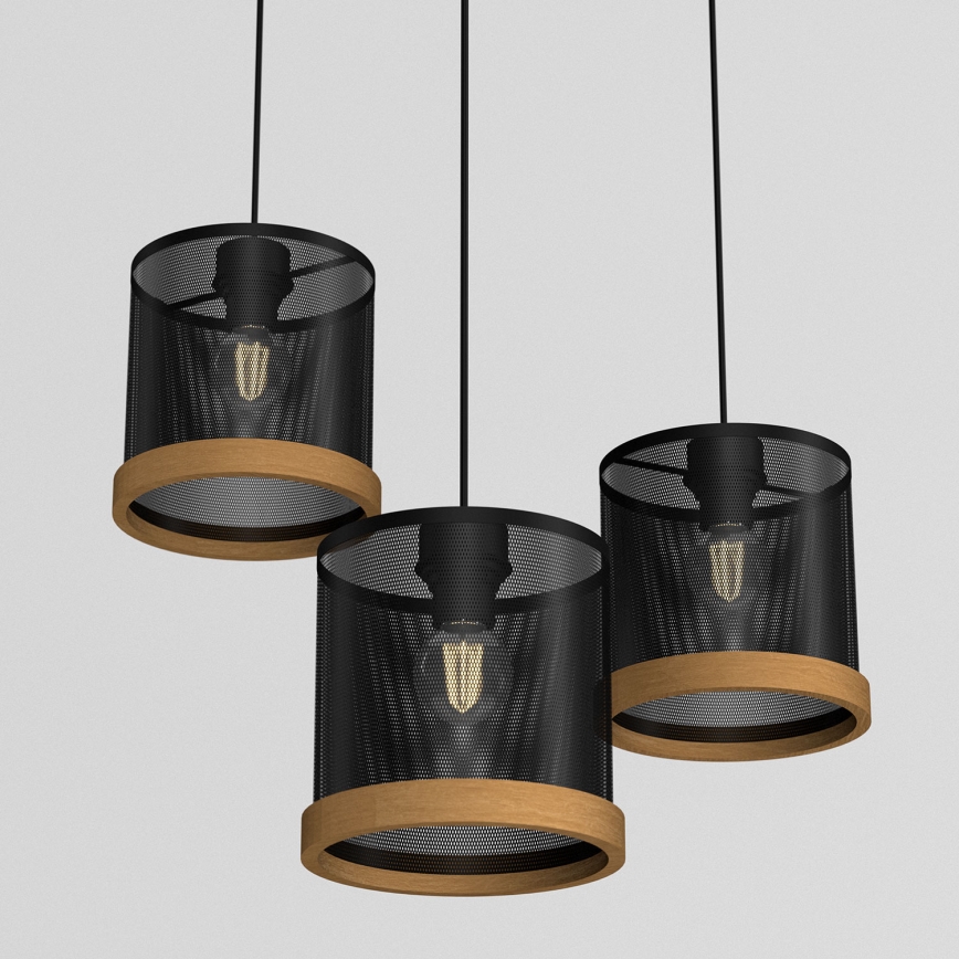Luster na sajli BERIL 3xE27/60W/230V buk