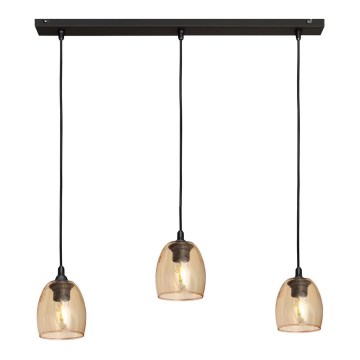 Luster na kablu BRILLANT 3xE27/15W/230V bež