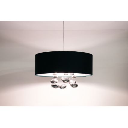 Luster na kablu BUBBLE 1xE27/60W/230V, prečnik 40 cm, zelene boje