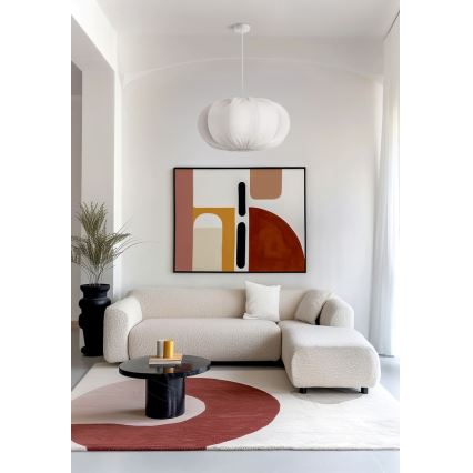 Luster na kablu CAFEE 1xE27/40W/230V prečnik 52 cm bela