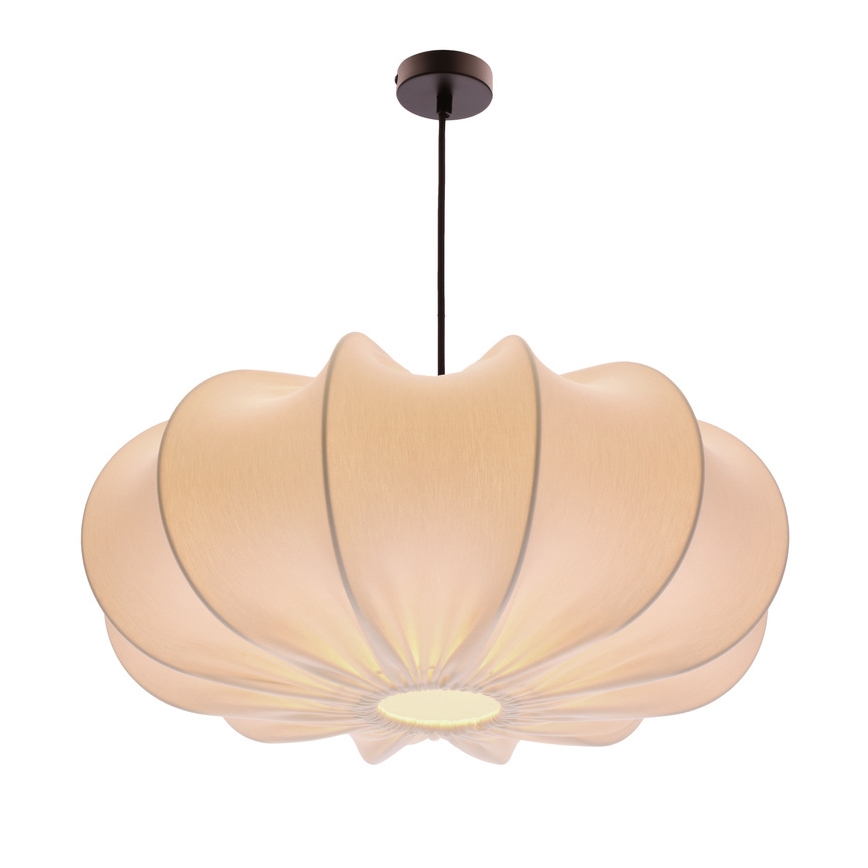 Luster na kablu CAFEE 1xE27/40W/230V prečnik 52 cm bela