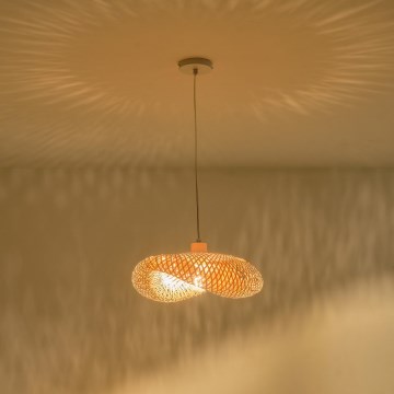 Luster na kablu CALYPSO 1xE27/40W/230V bambus